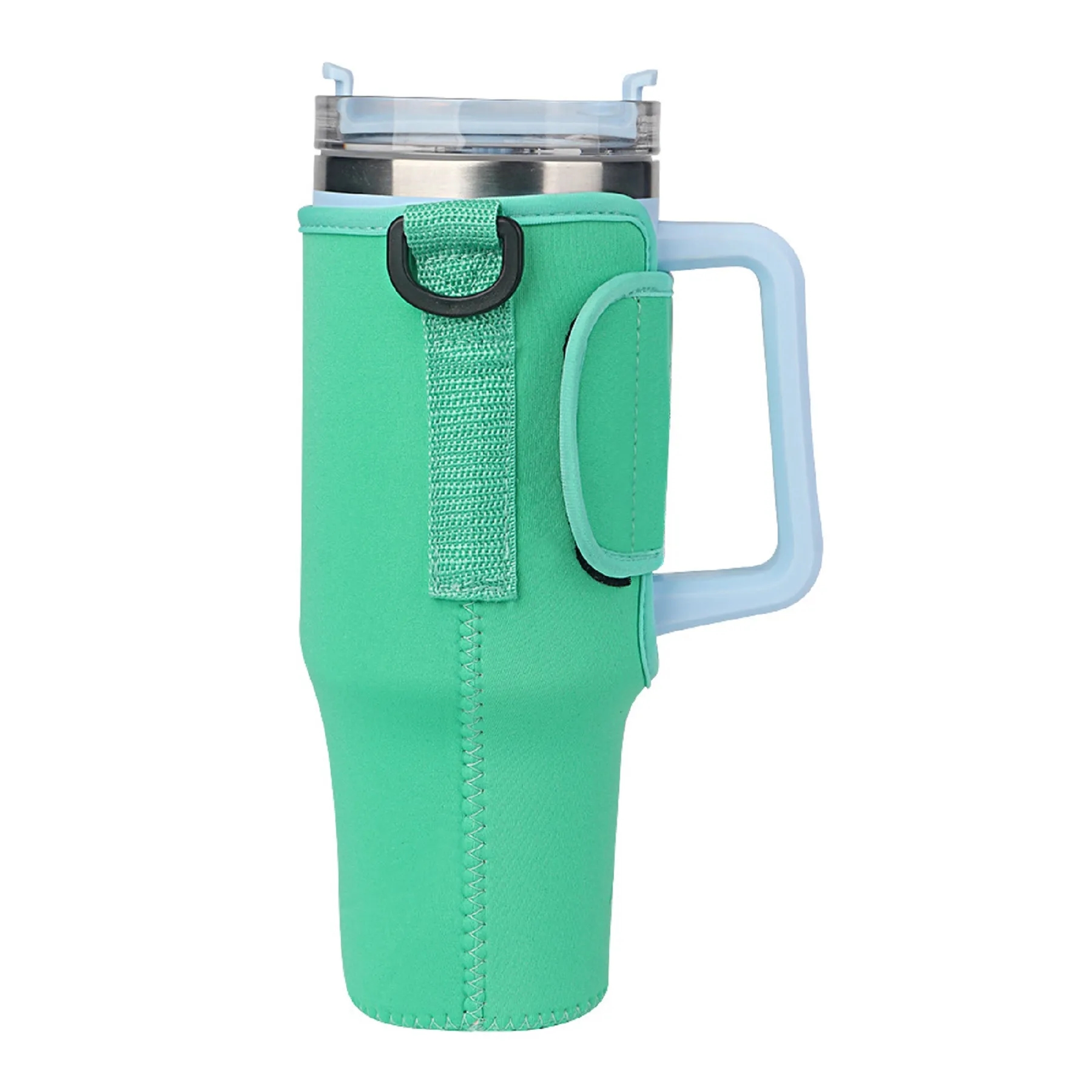 40 Oz. Adjustable Tumbler Sleeve Carrier Bag with Strap 2