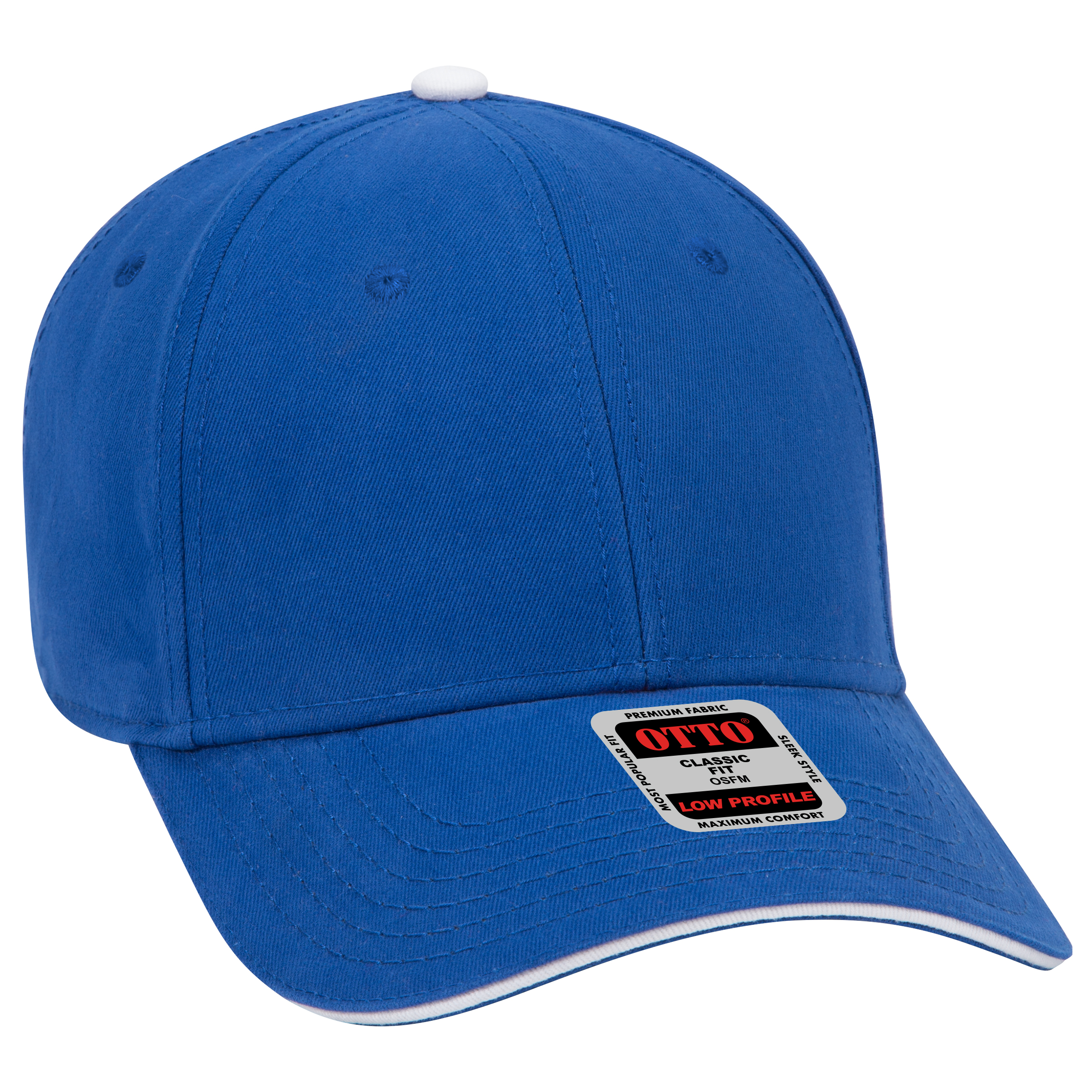 OTTO CAP® 6 Panel Low Profile Baseball Cap 1