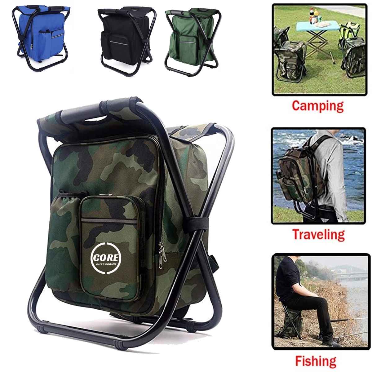 Camping Chair Backpack Cooler Bag 2