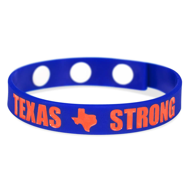 Ink Injected Silicone Adjustable  Wristbands 99