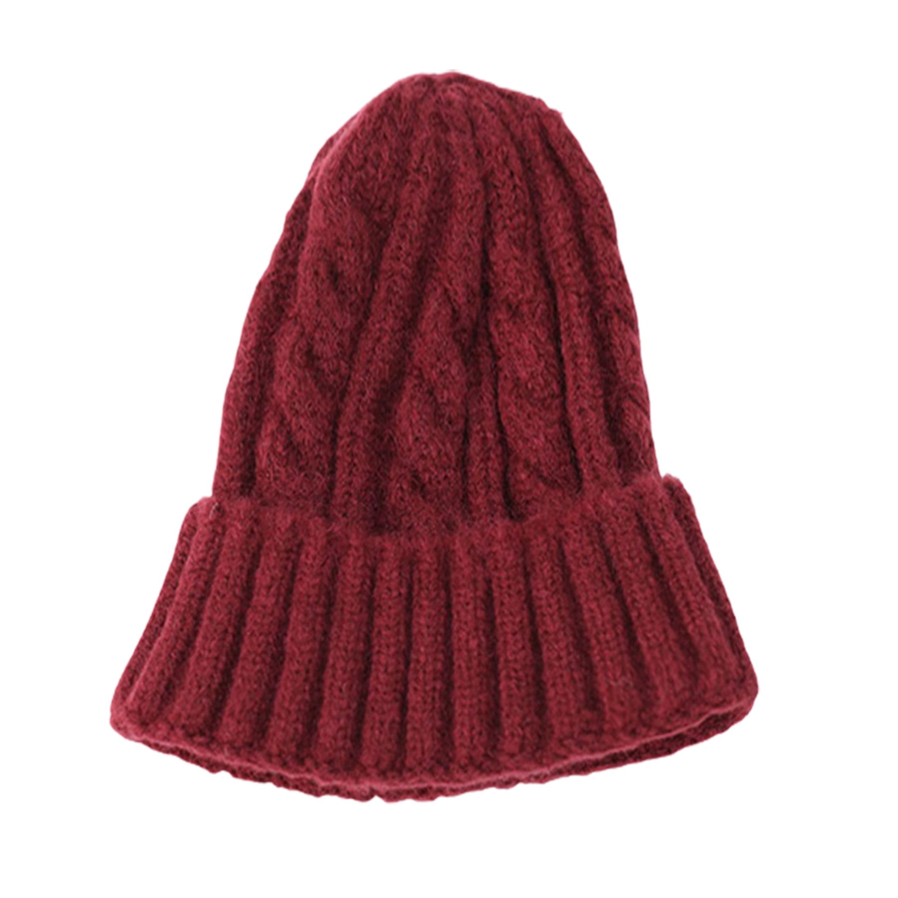 Solid Color Cuff Beanie 6
