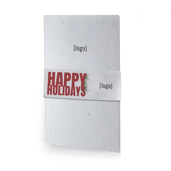 Holiday Seed Paper Notebook 4
