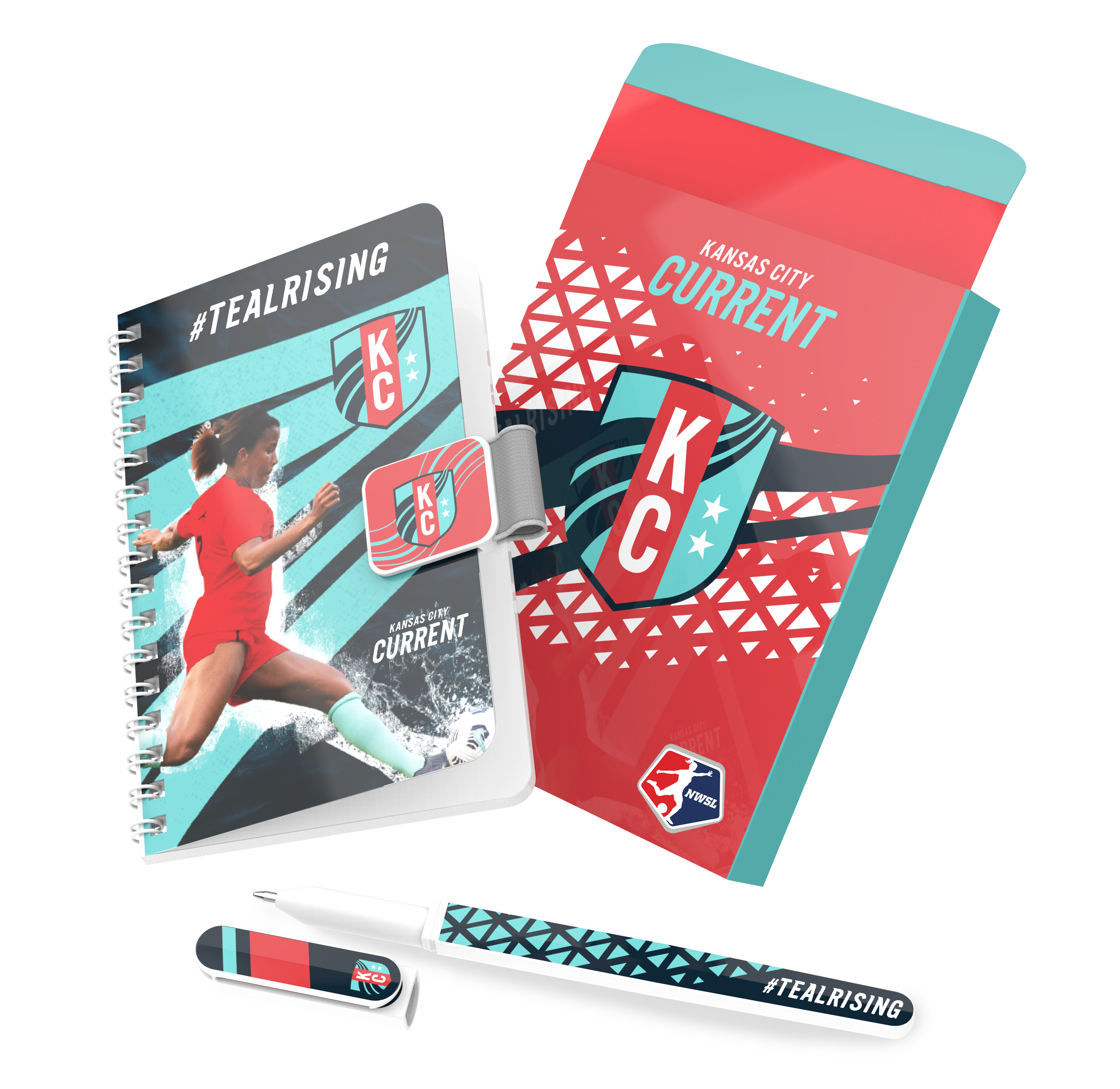 Notes Kit : Notebook set with pen and penholder (side bound) 5