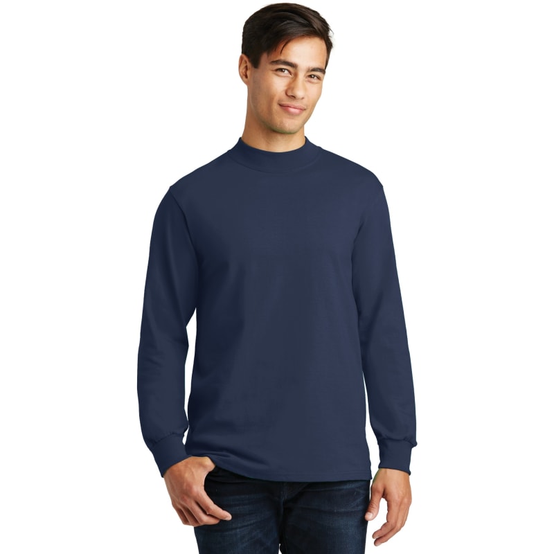 Port & Company Essential Mock Turtleneck. 1