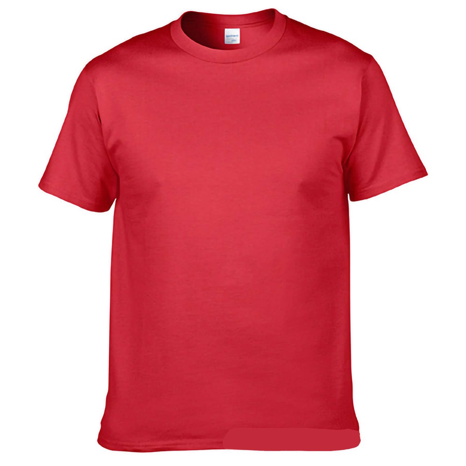 Men's Cotton Solid Color Crew Neck T-Shirt 4