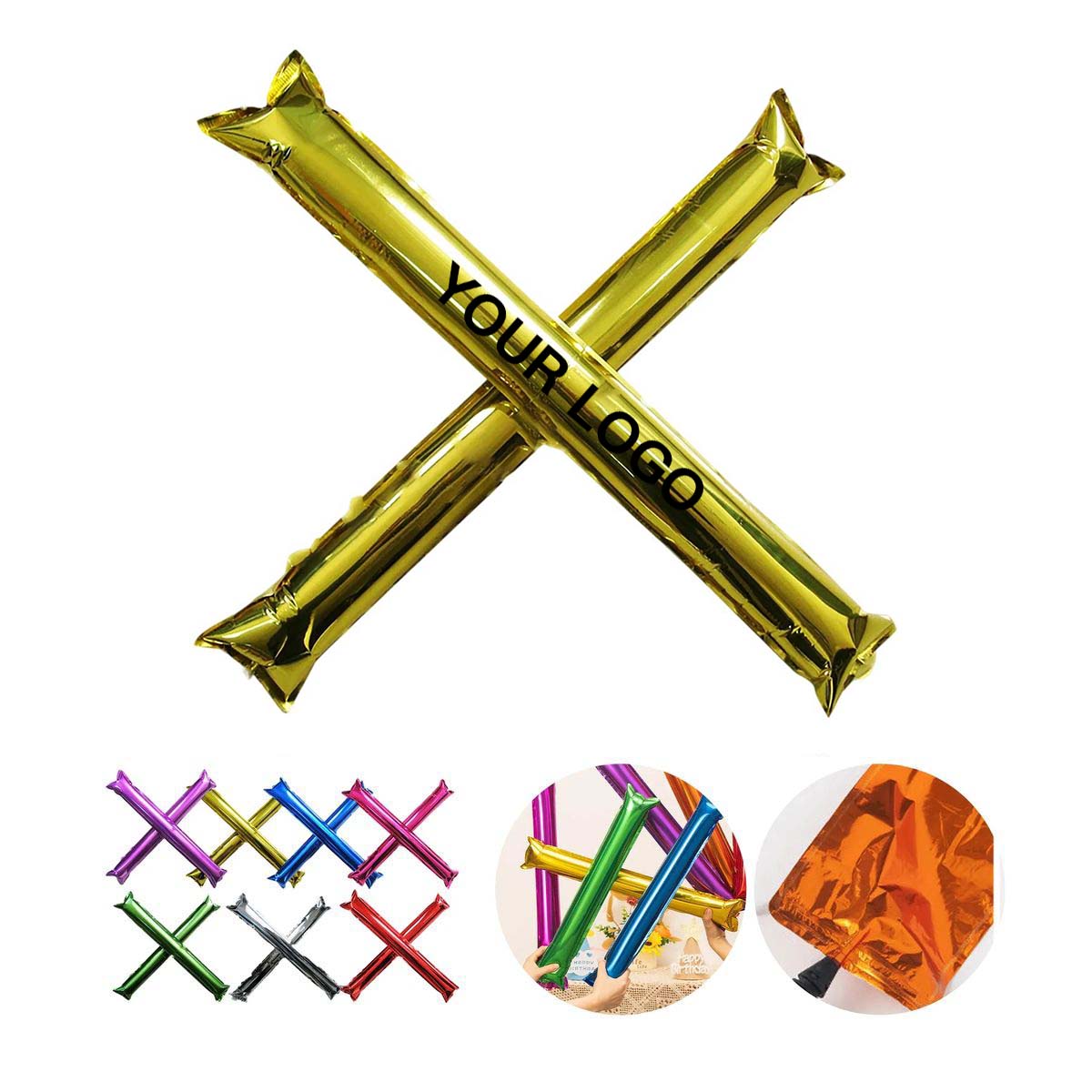 Reusable Cheering Sticks with Straw Inflator 3