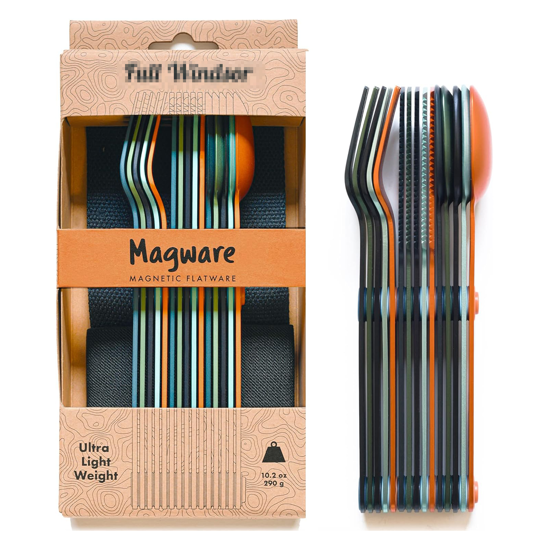 Magnetic Camping Cutlery Set 8