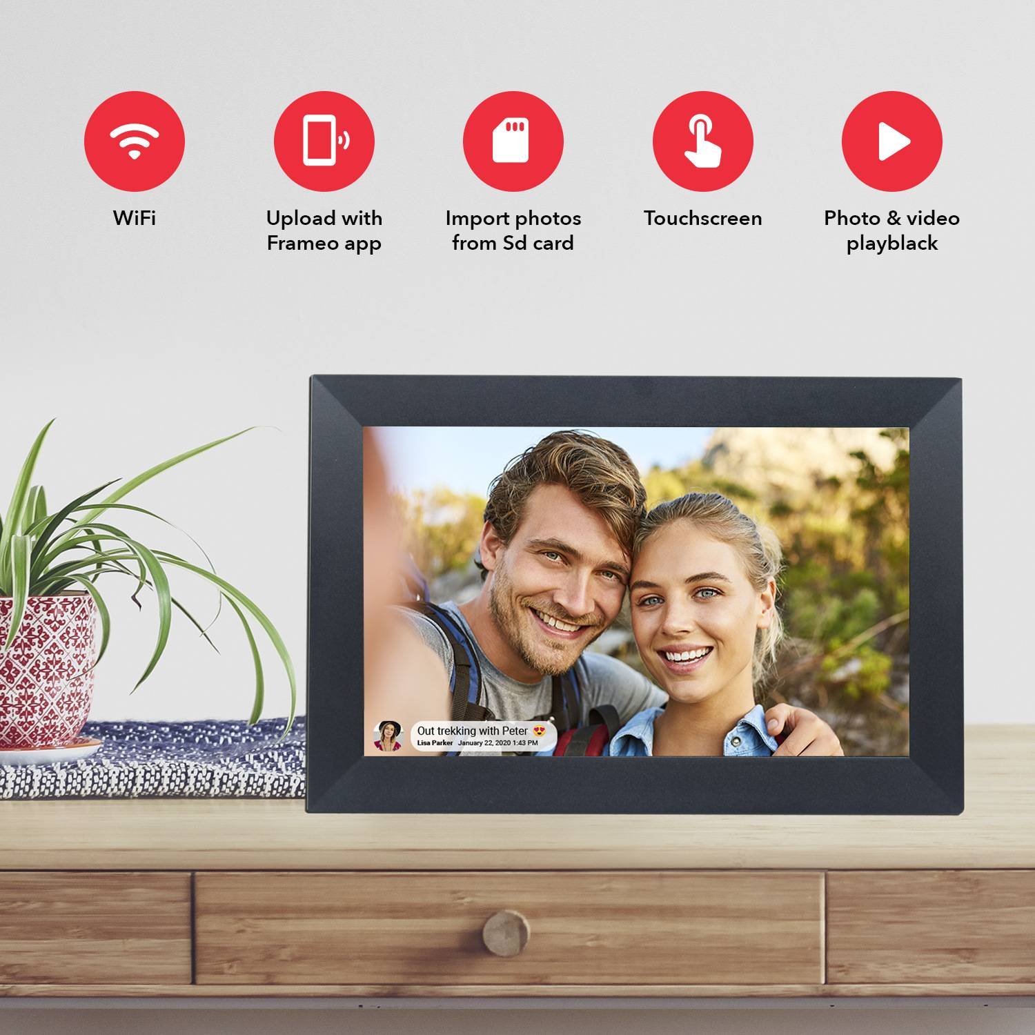 10.1inch Wifi Digital Photo Frame 3