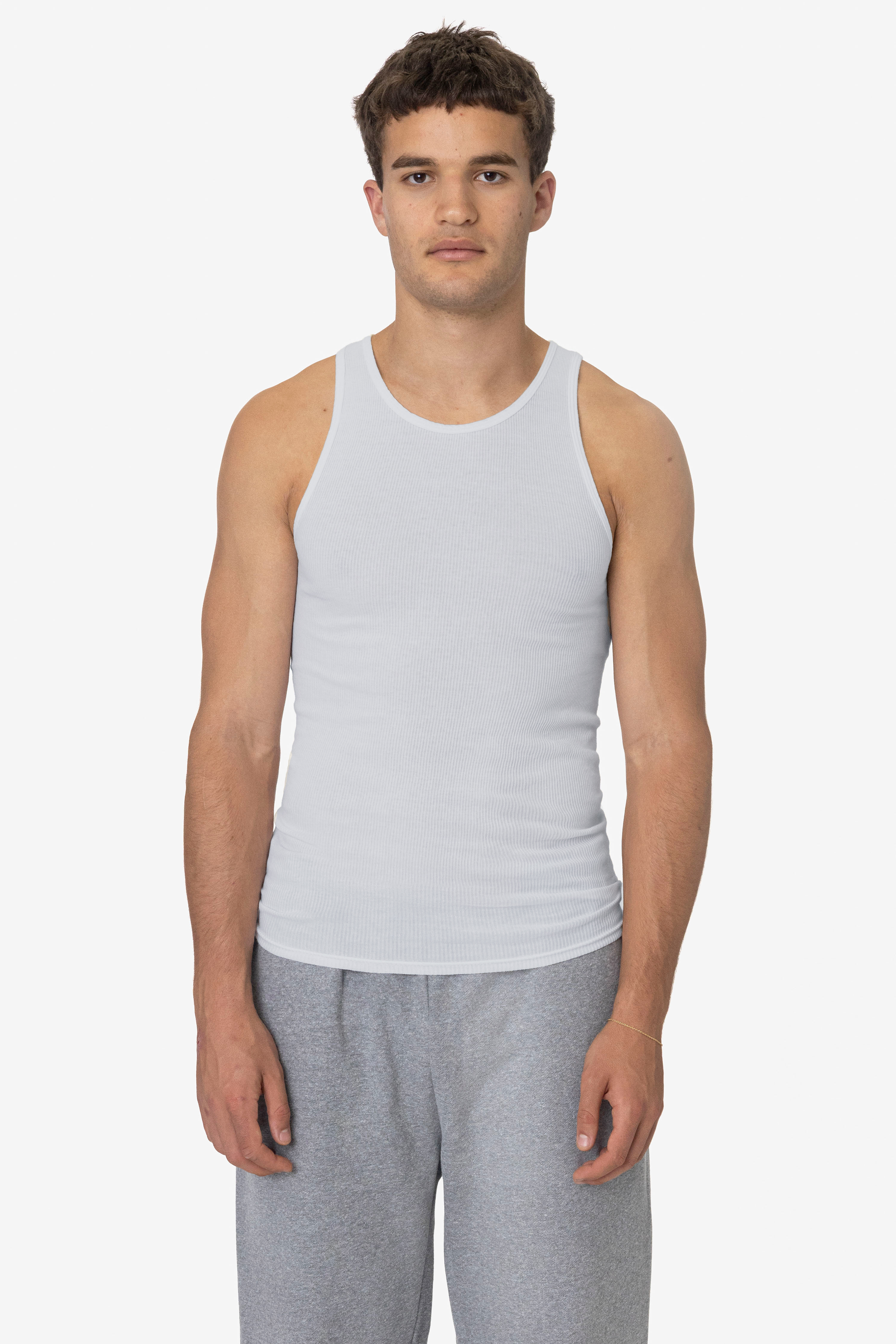 5.6 OZ GARMENT DYE 2X1 TUBULAR RIB TANK TOP 1