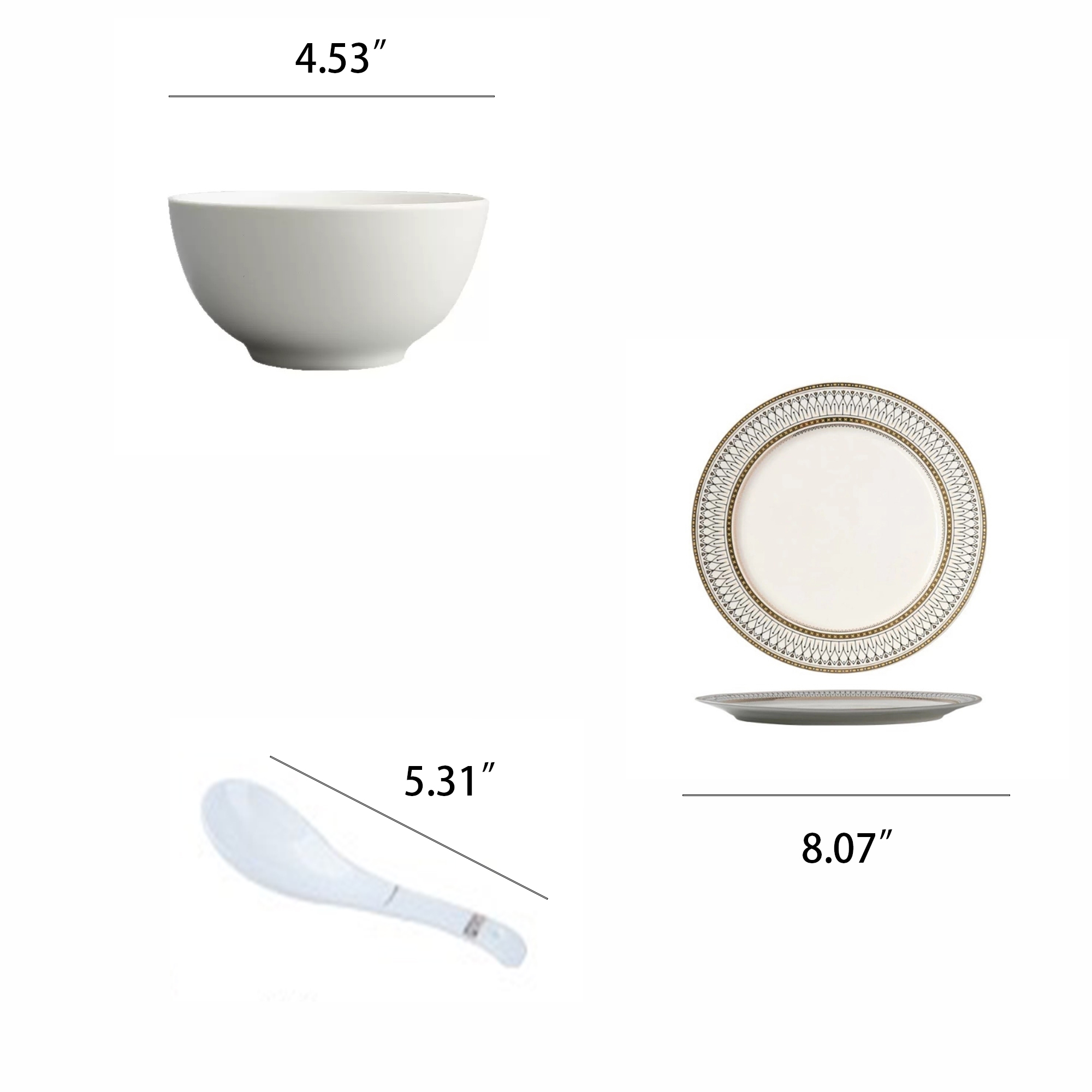 Ceramic Dinnerware Sets MOQ 1pcs 3
