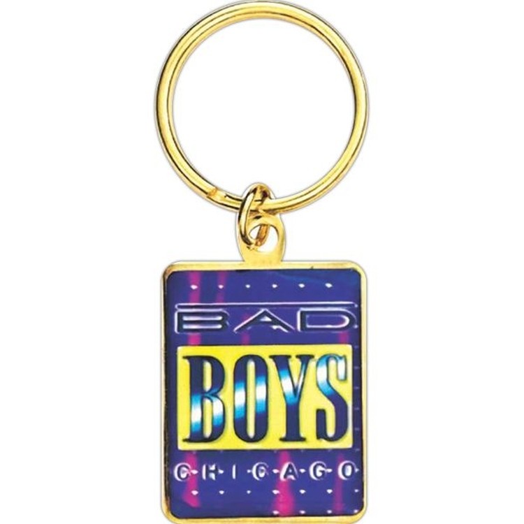 Express 1"x1 3/8 Insert Keychain - 6 Day Production Service 1