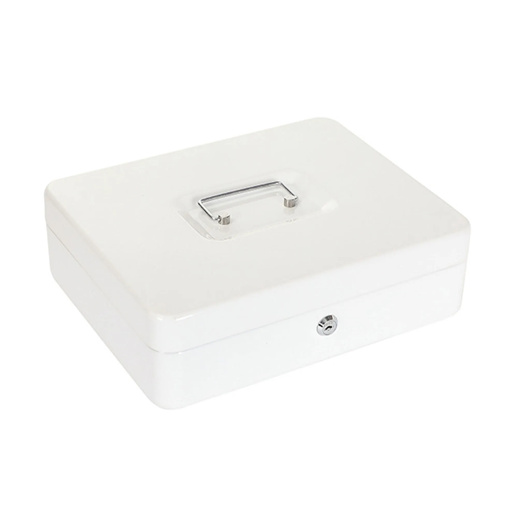Portable Keyed Metal Cash Box With Custom Print 6