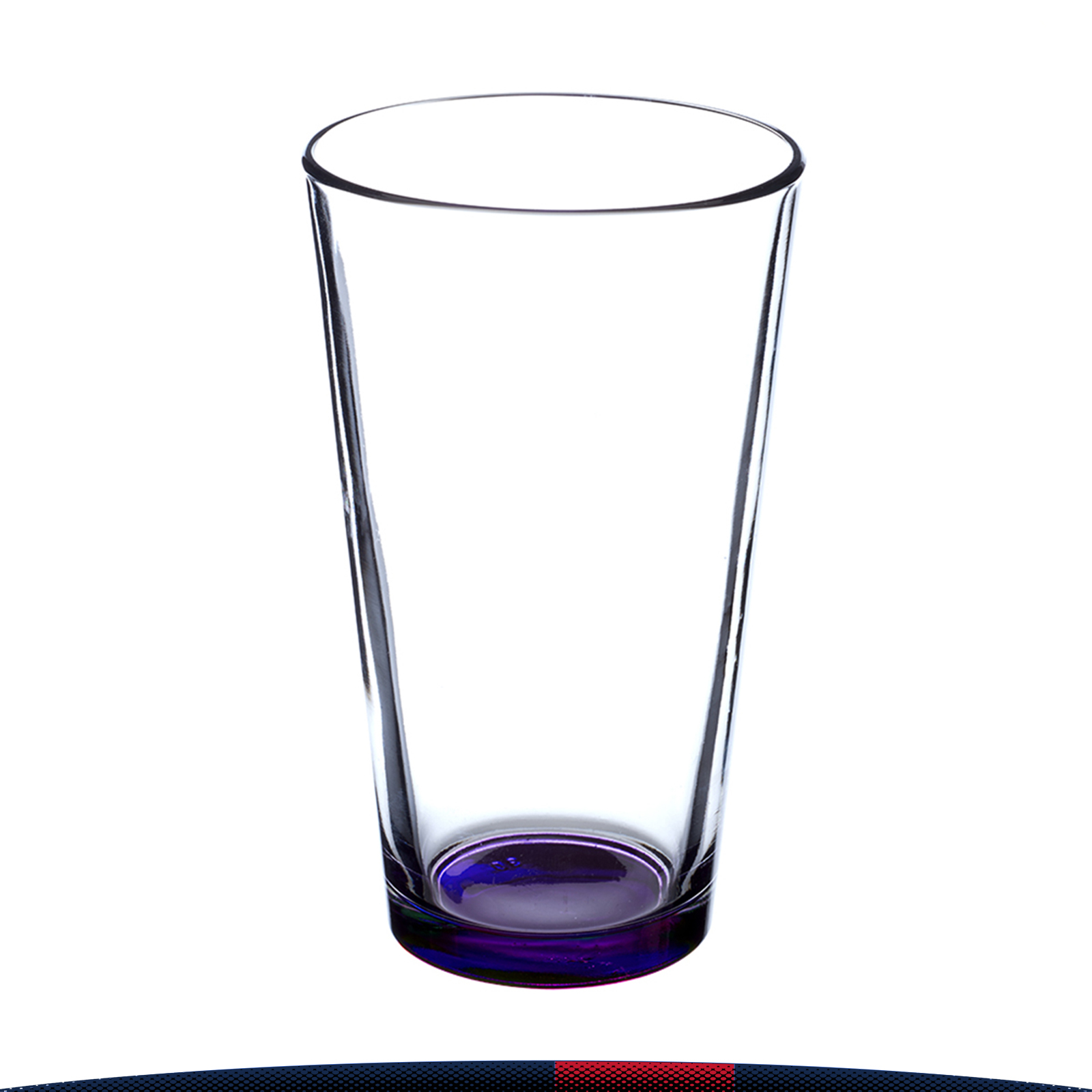 16 oz. Libbey Colored Bottom Beer Glasses 11