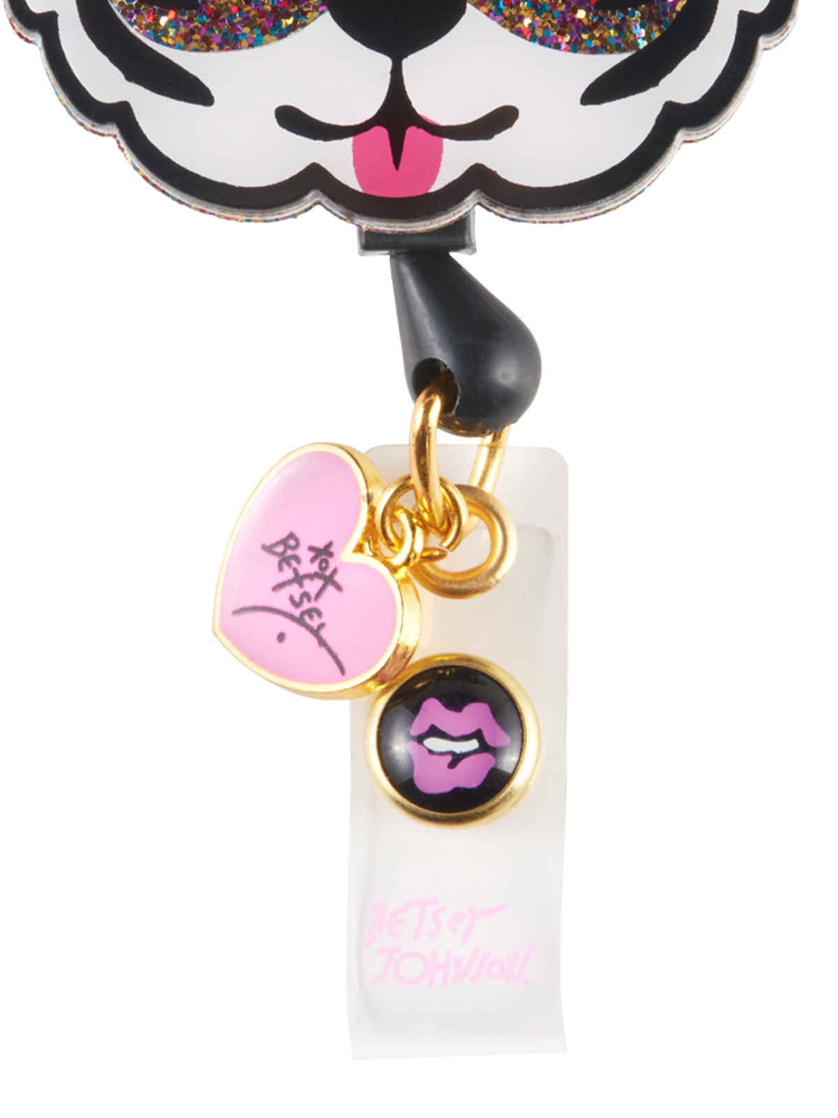 koi - Betsey Johnson - Retractable Cord With Snap Badge Holder Badge Reel 15
