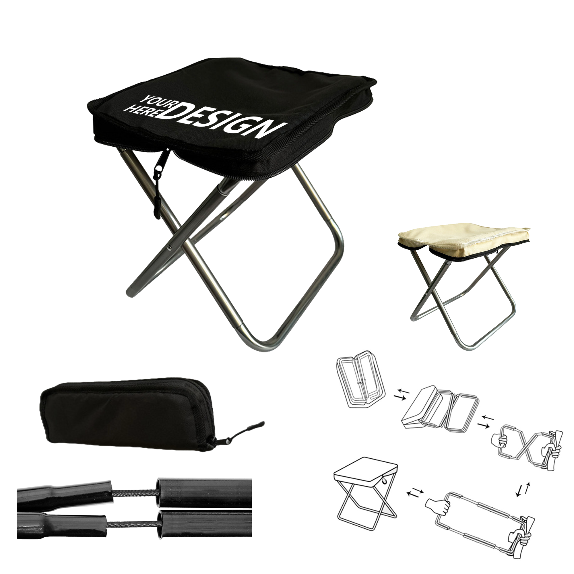 Aluminum Alloy Folding Stool 1