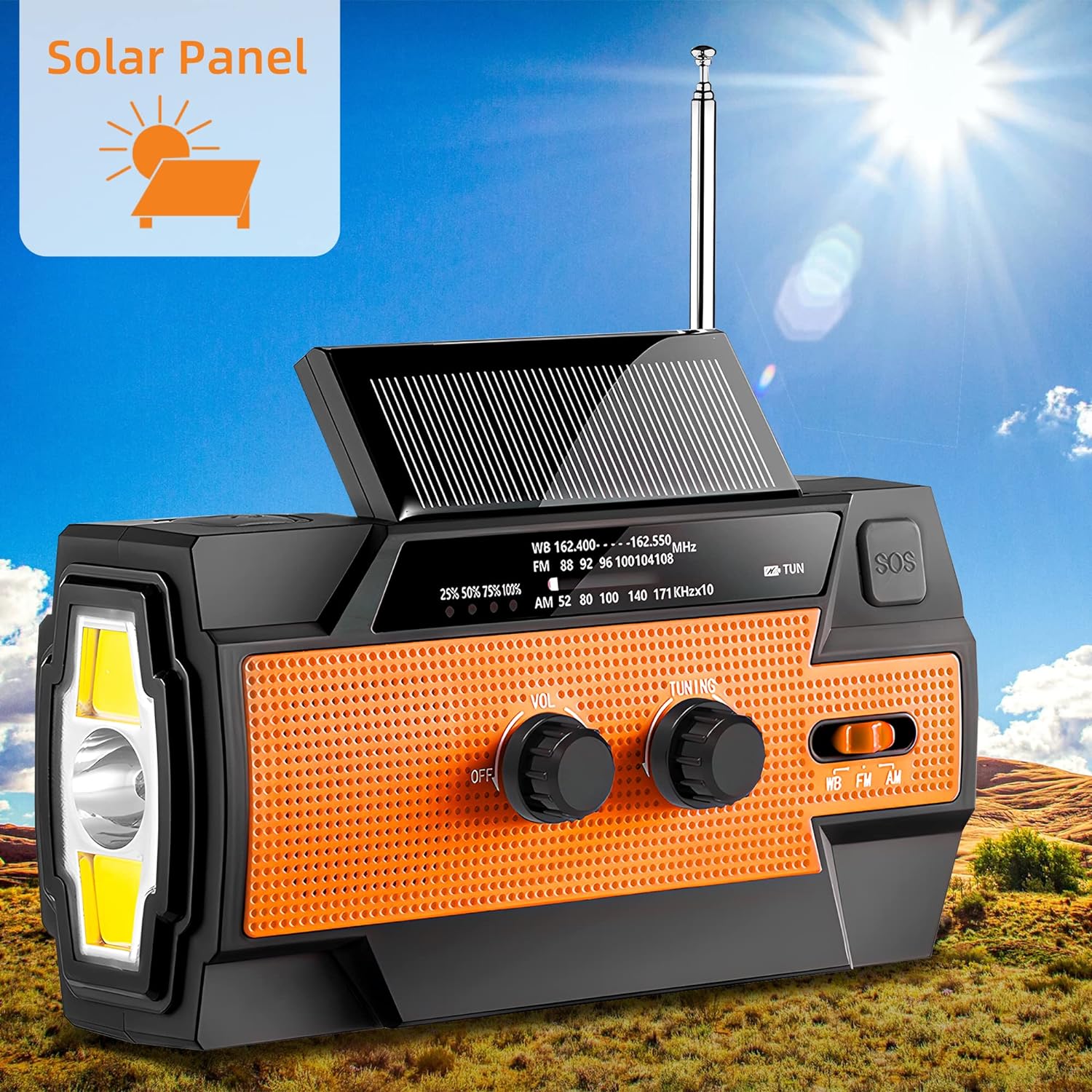 Hand Crank Radio, Emergency Weather Radio 3