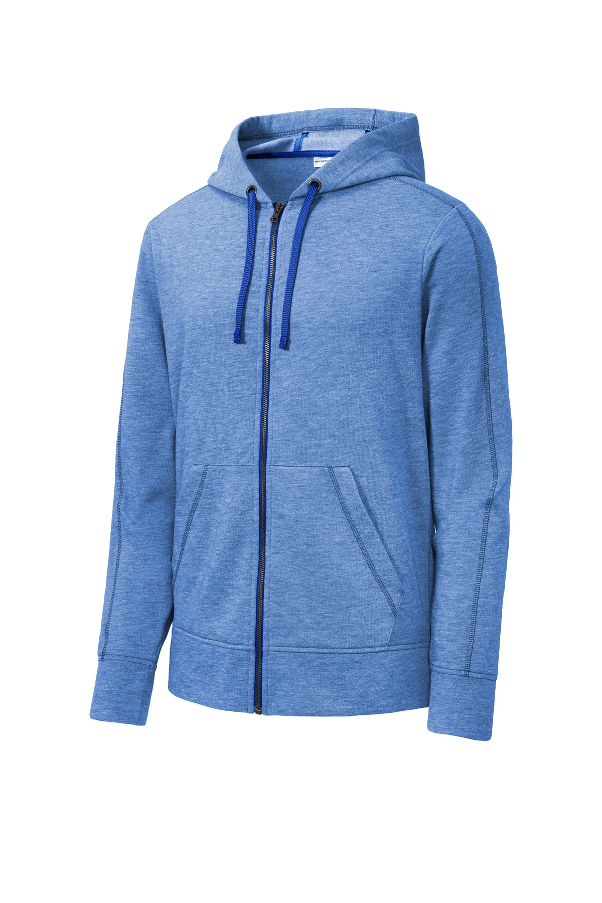 Sport-Tek PosiCharge Tri-Blend Wicking Fleece Full-Zip Hooded Jacket ST293 2