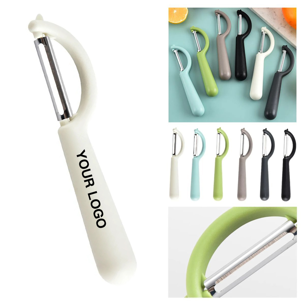 Non Slip Handle Fruit and Vegetable Peeler 2