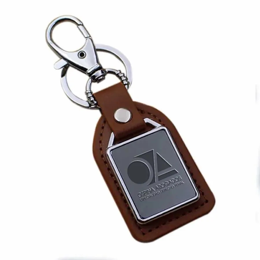 Premium Leather & Metal Keychain 8