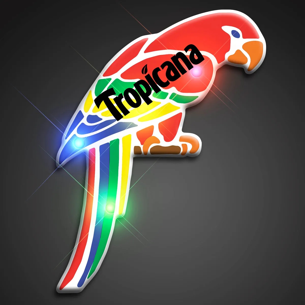 Flashing Parrot Lights 2