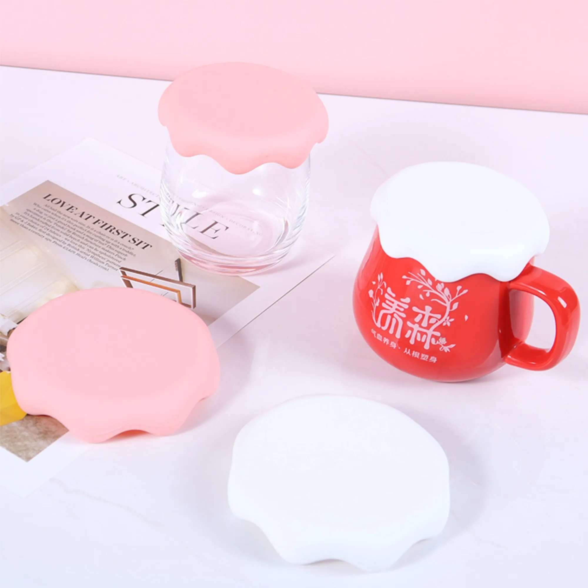 Dust Proof Silicone Mug Cover Cup Lid 2