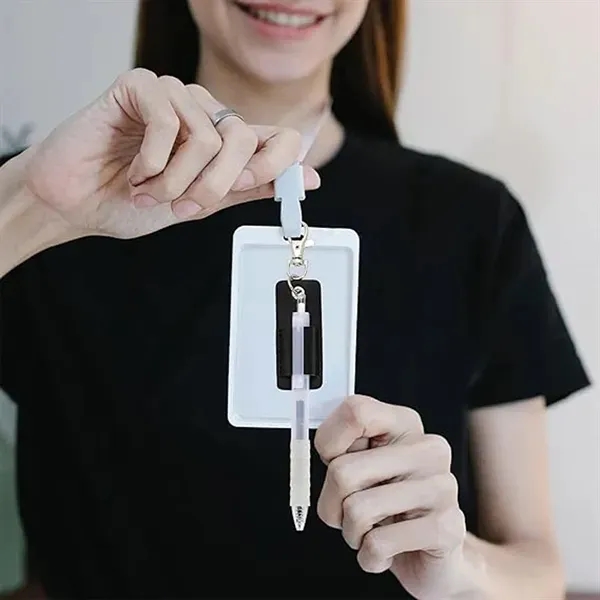 Leather Keychain Pen Holder - Ideal for Nurses & Teachers 2