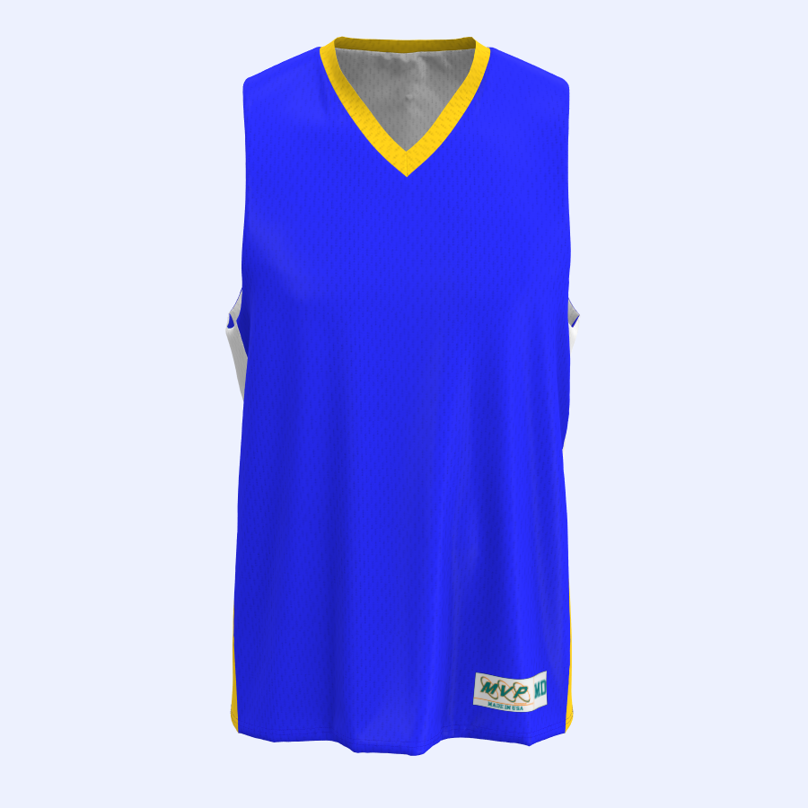 Hoop Reversible jersey, custom athletic wear with logo imprint 2