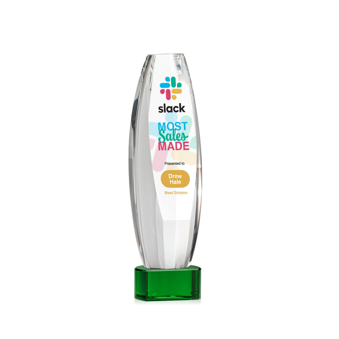 Hoover VividPrint™ Award on Paragon Base - Green 6