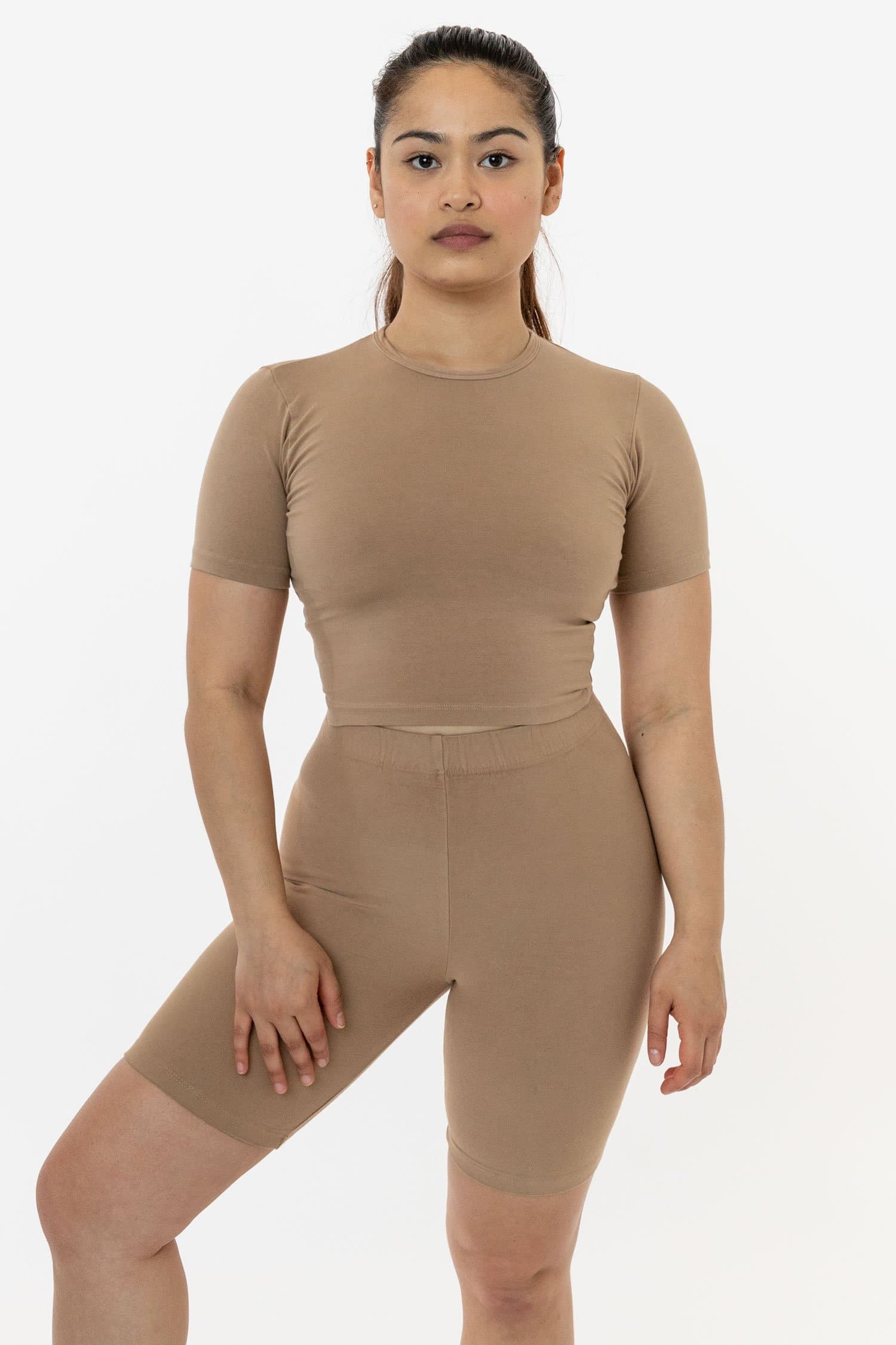 CTN SPNDX S/S CREW CROP TOP 4
