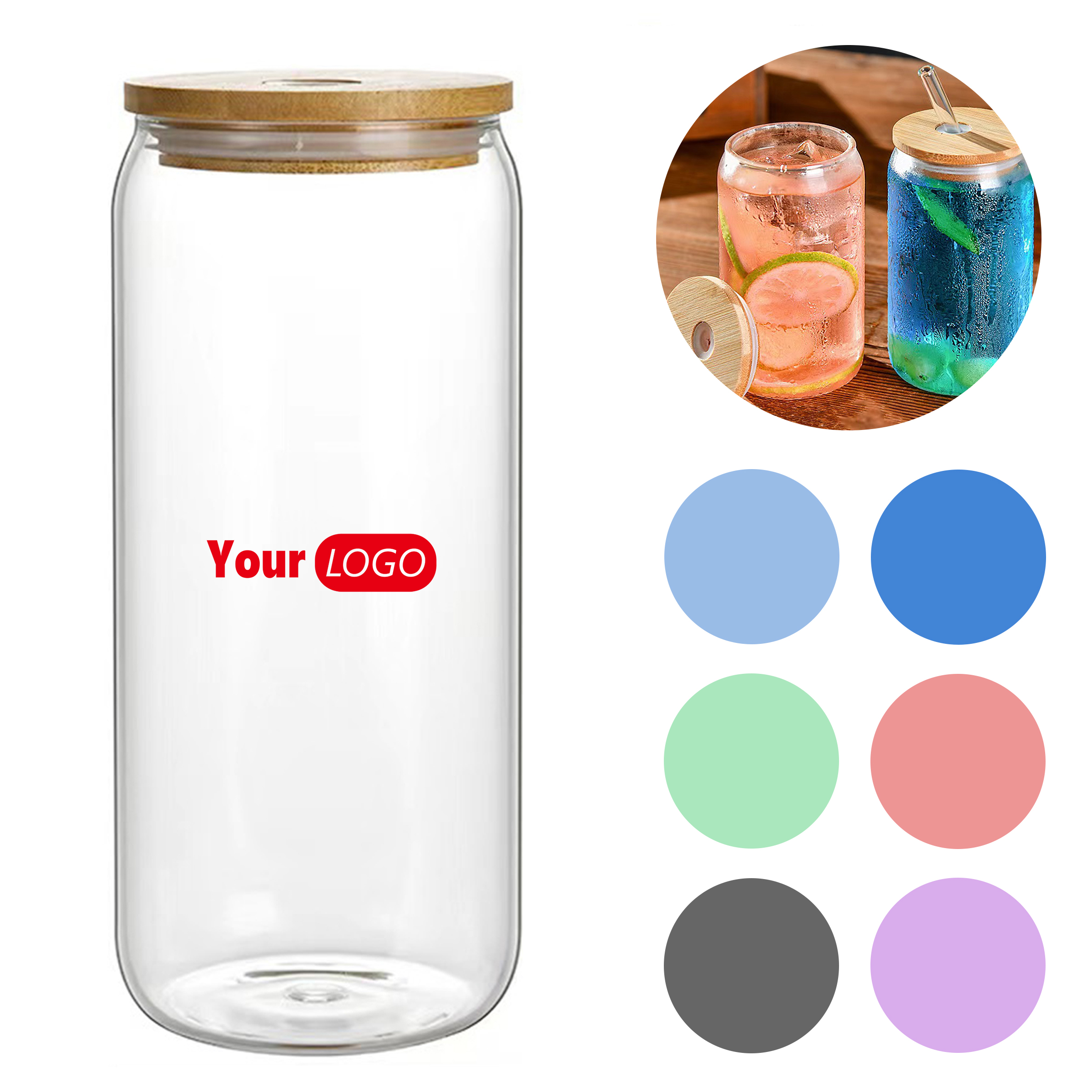 Glass Customizable Beverage Cup For All Drinks 1