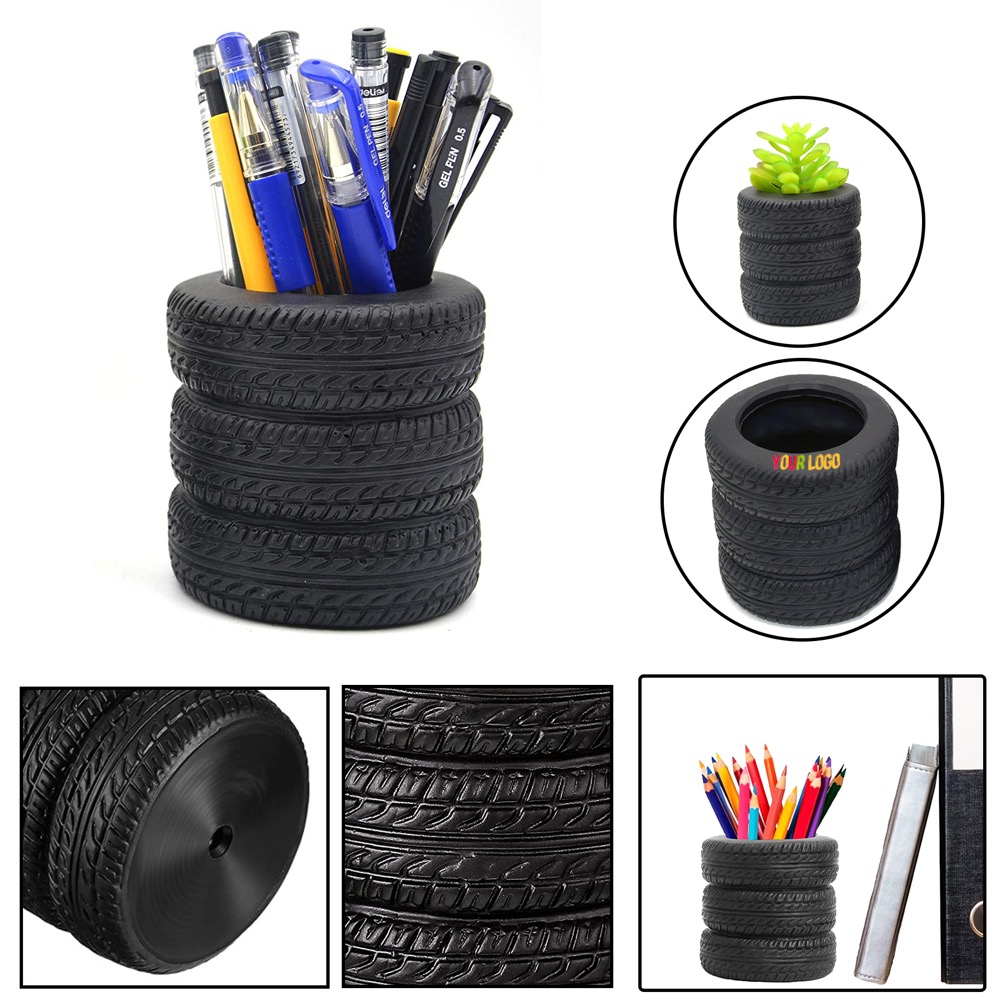 Tire Shaped Pen Holder 2