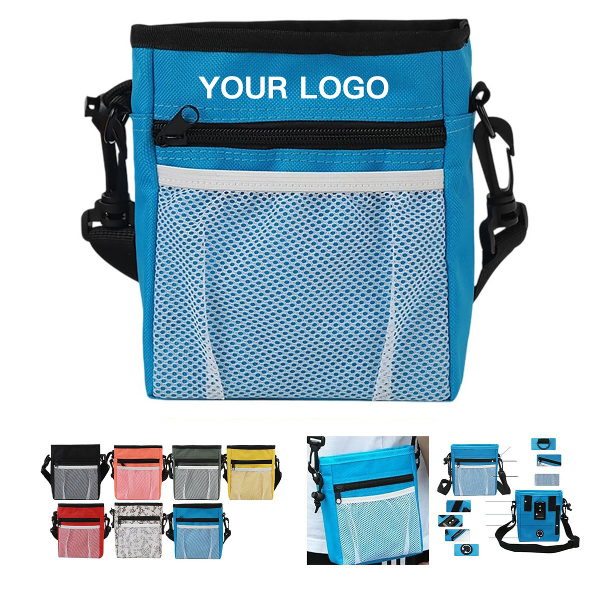 Portable Dog Treat Carrier with Poop Bag Holder 10