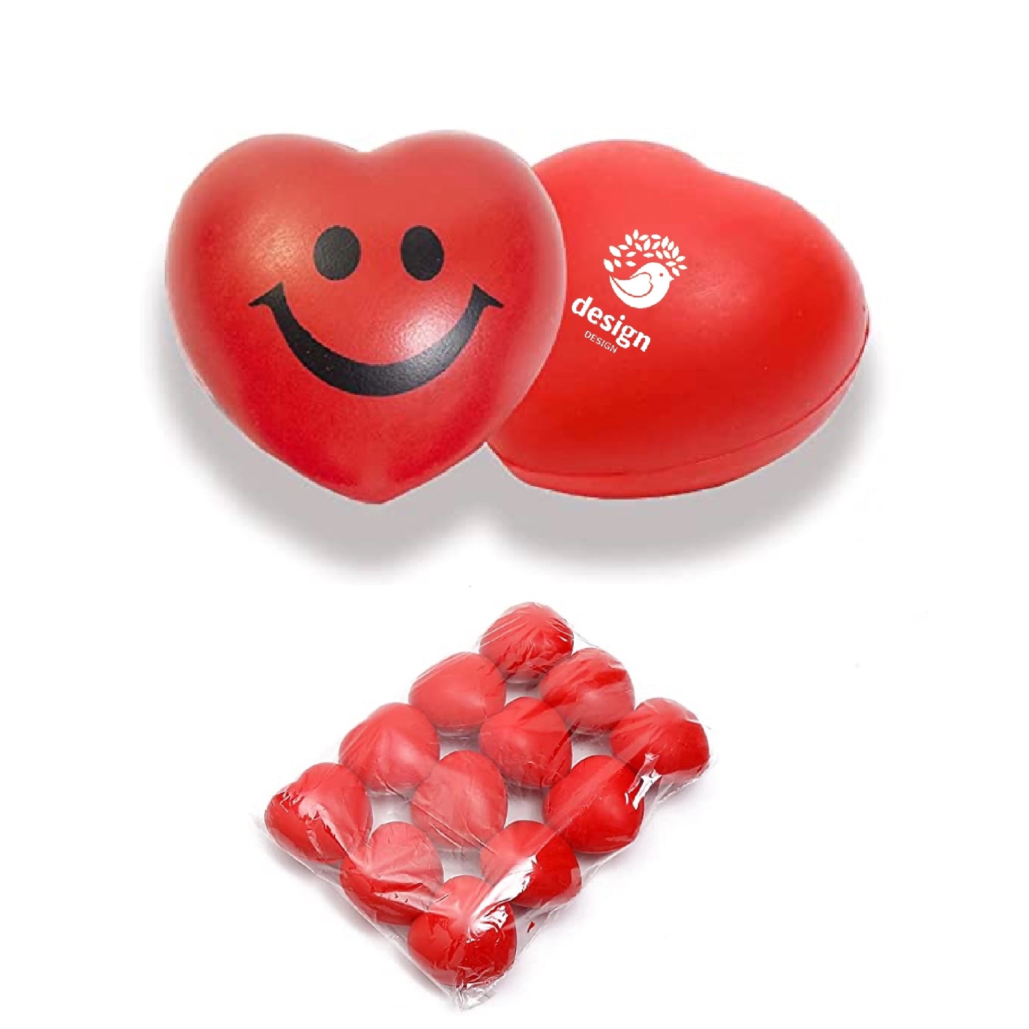 Heart Shape Stress Ball MOQ 50PCS