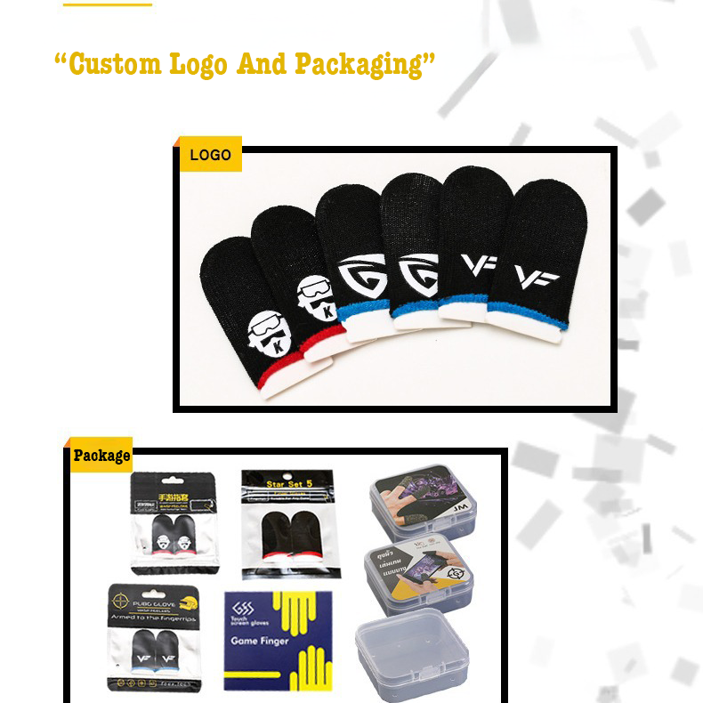 18-Needle Carbon Fiber Sweatproof Gaming Fingerstall 4