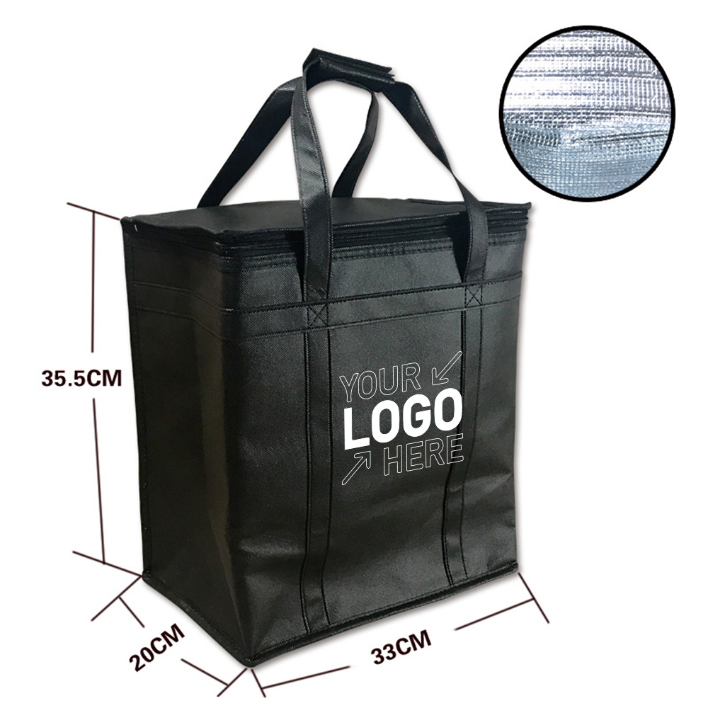 Cooler Bag - Polyester Insulated Lunch Bag with Handle & Pocket 5