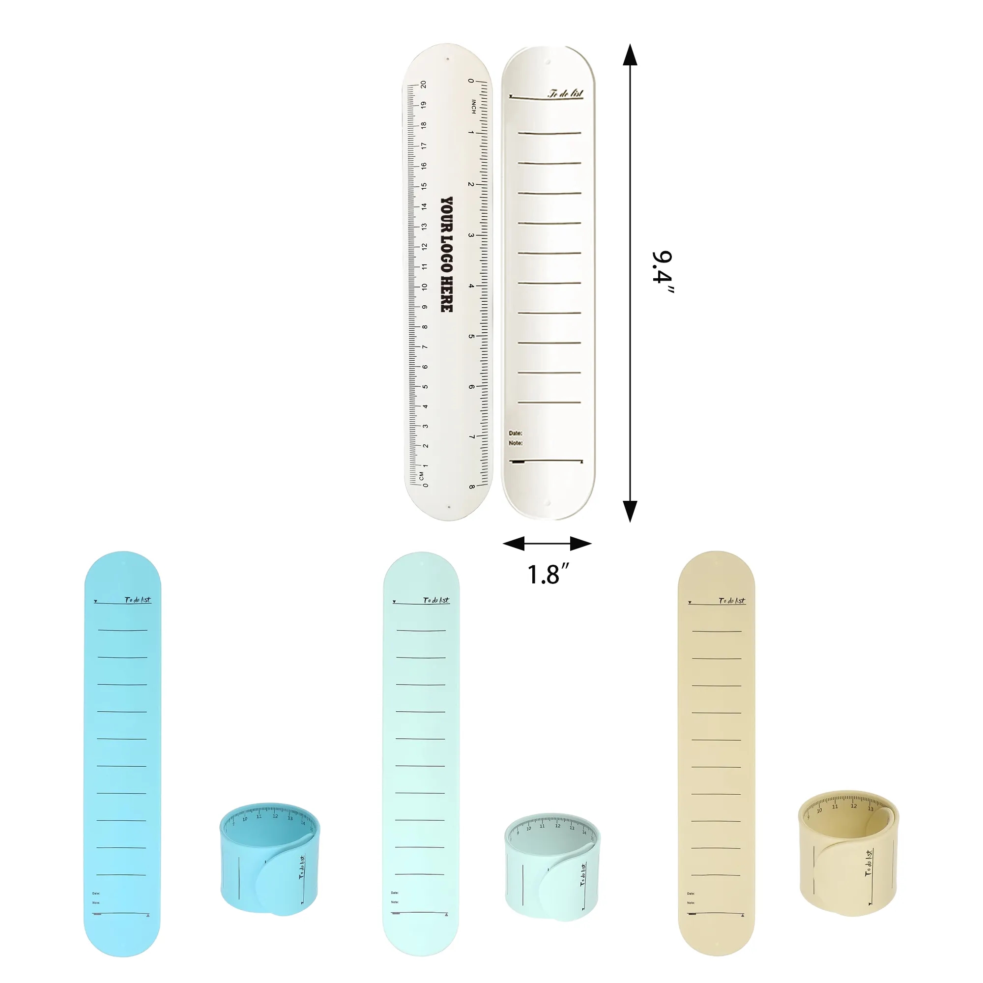 Silicone Pop Ring Memory To Be List Memo Bracelet MOQ 50PCS 2