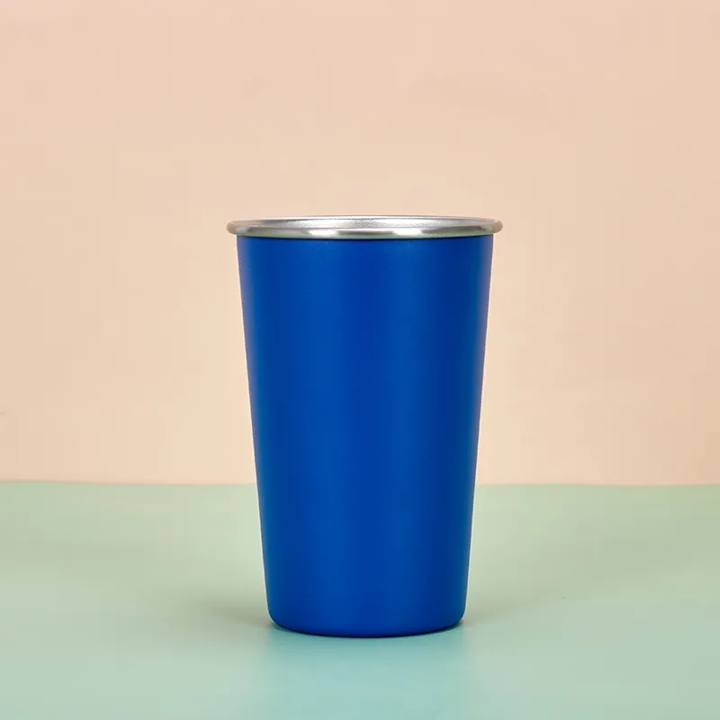 16oz Stainless Steel Pint Cups 8
