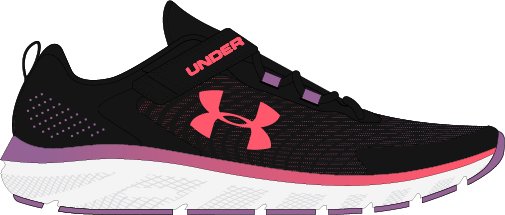 UA Assert 9 AC Girls' Pre-School Running Shoes 5