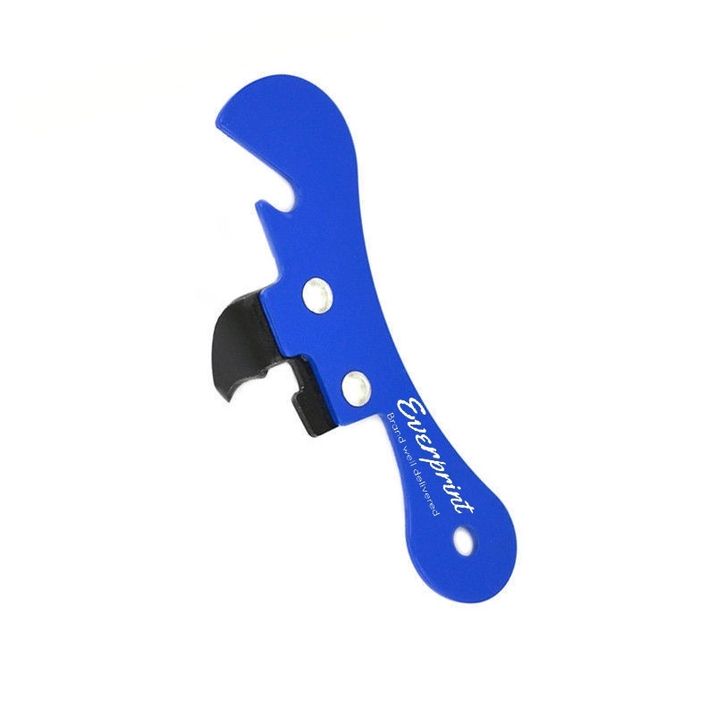 Solid Color Aluminum Bottle Opener and Keychain 1