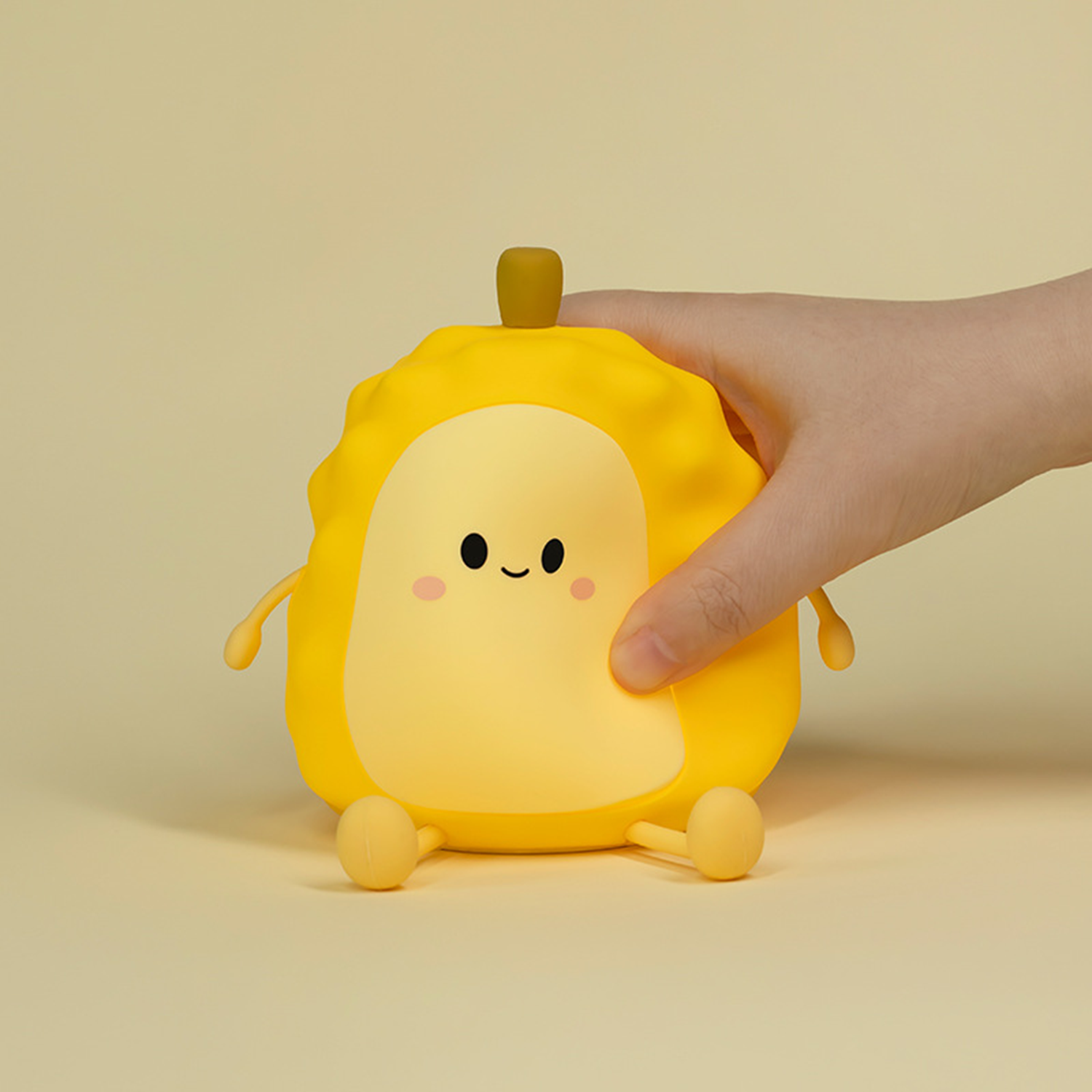 Cute Silicone LED Touch Rechargeable Durian Dimmable Lamp 3