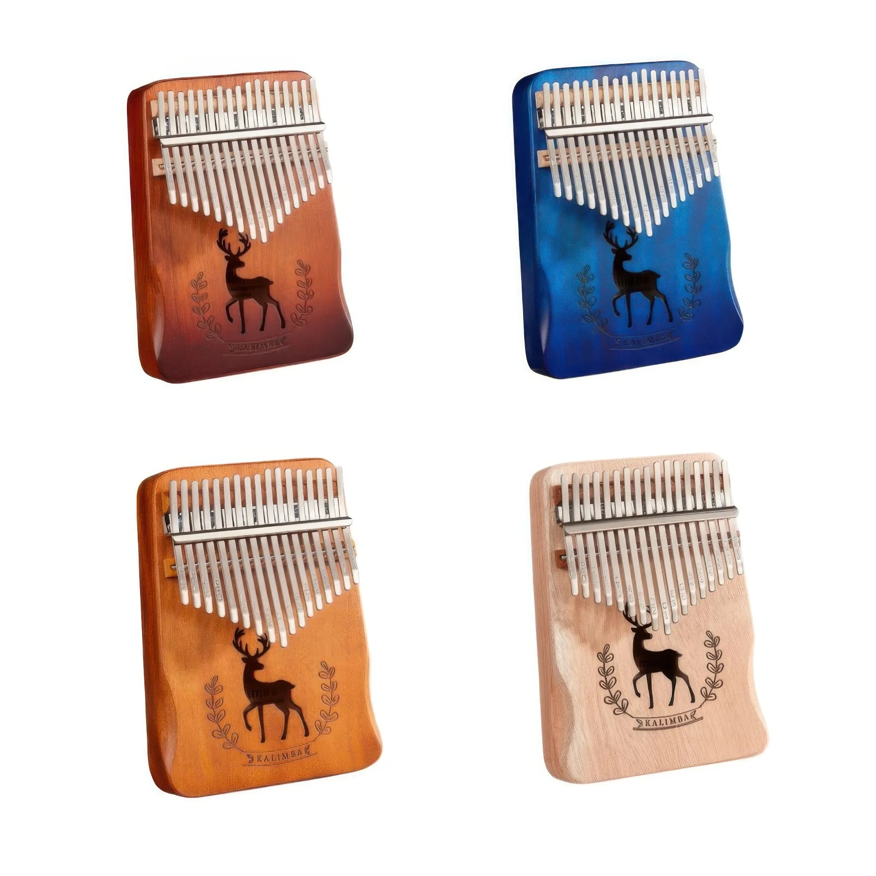 17 Key Single-Board Kalimba Thumb Piano 5