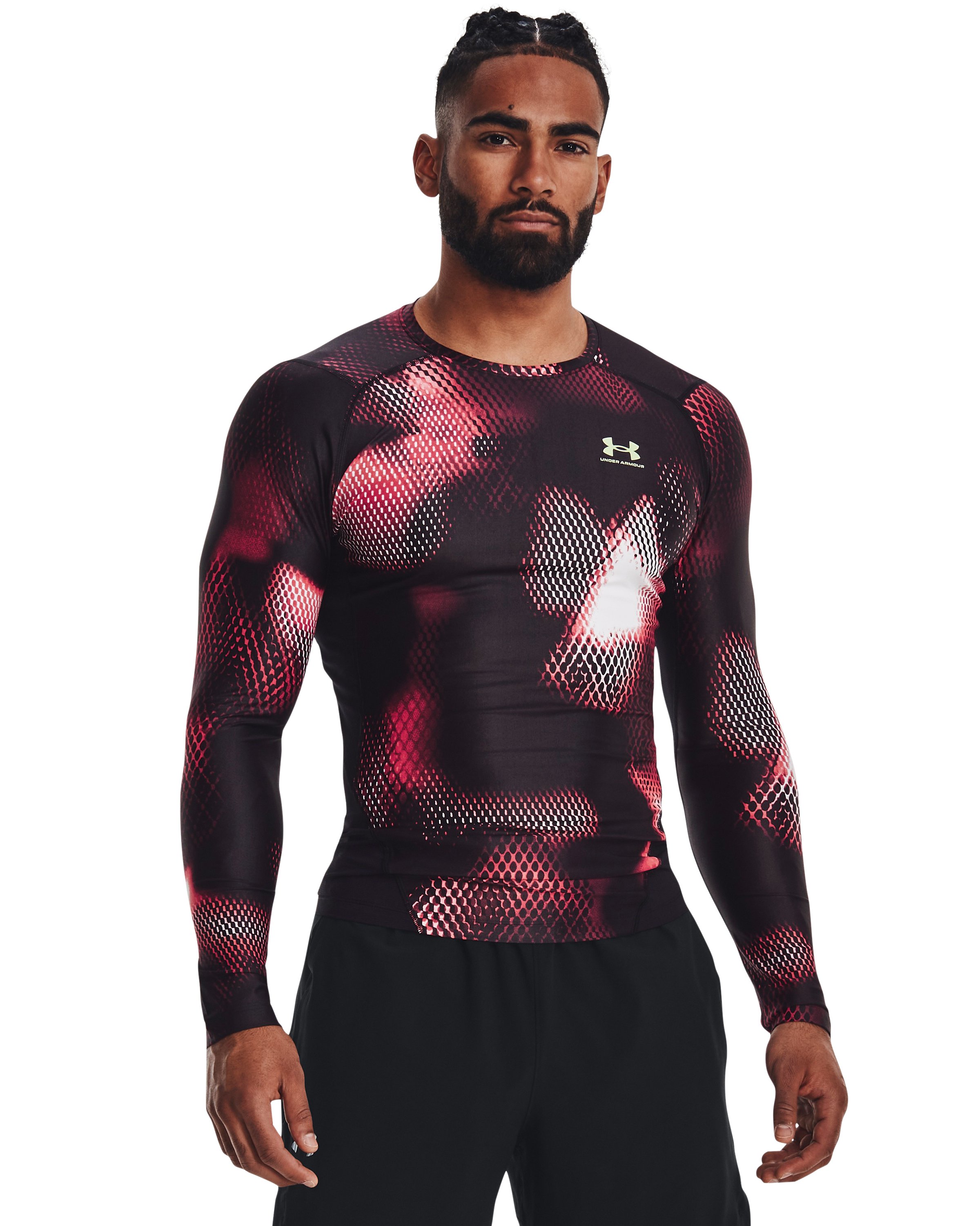 UA Iso-Chill Compression Printed Men's Long Sleeve 2