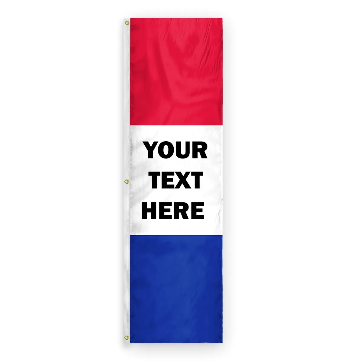Custom Message Flag - 8' x 28" (3) Horizontal Stripes 2