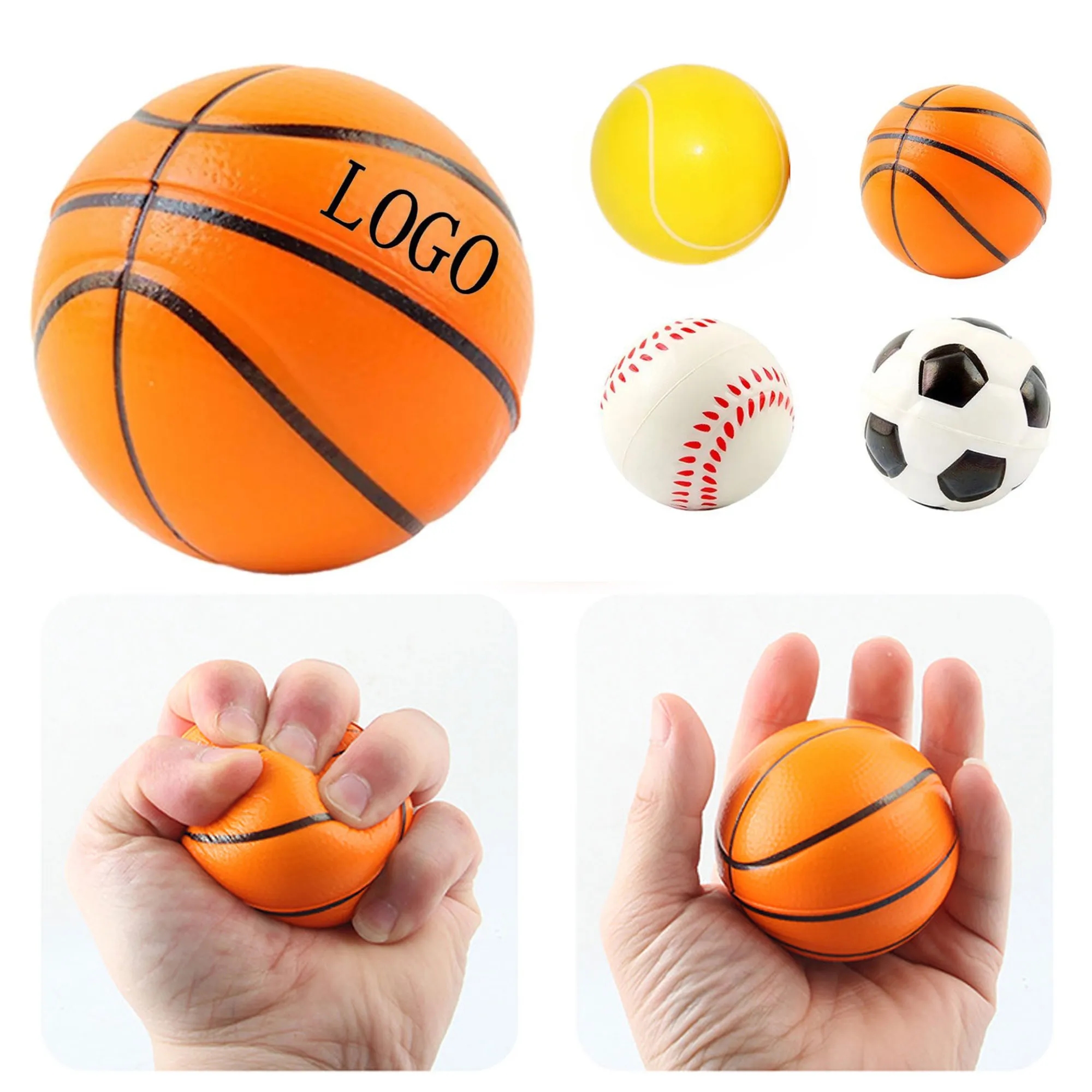 Decompression Foam Sports Stress Balls 1