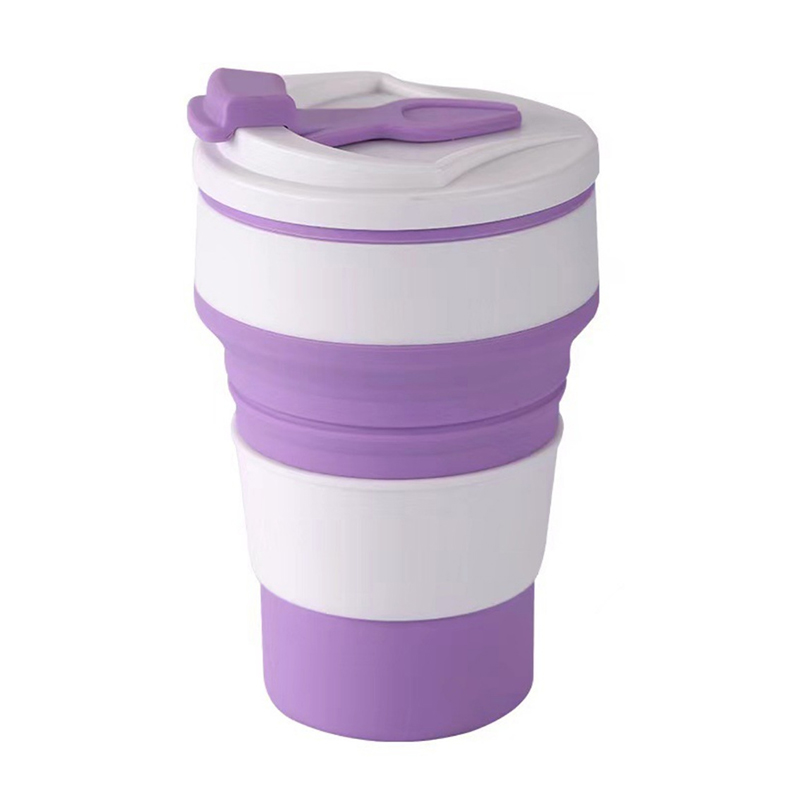 500ML Silicone Collapsible Cup Foldable Mug Portable Camping Cup 20