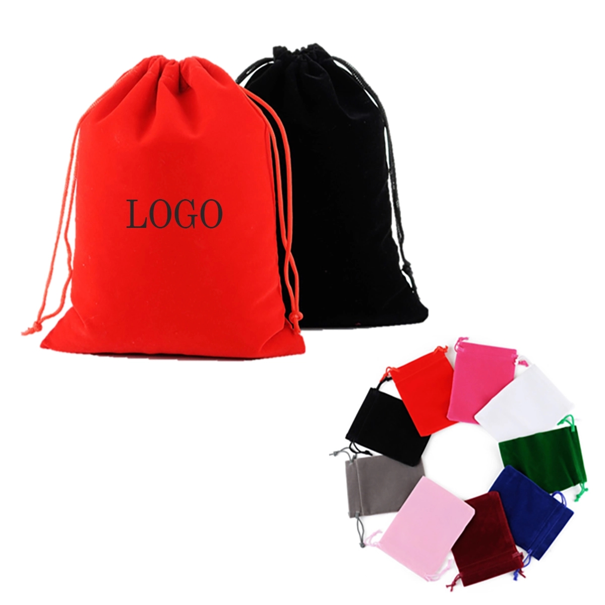 Drawstrings Velvet Bags For Party Favors 2