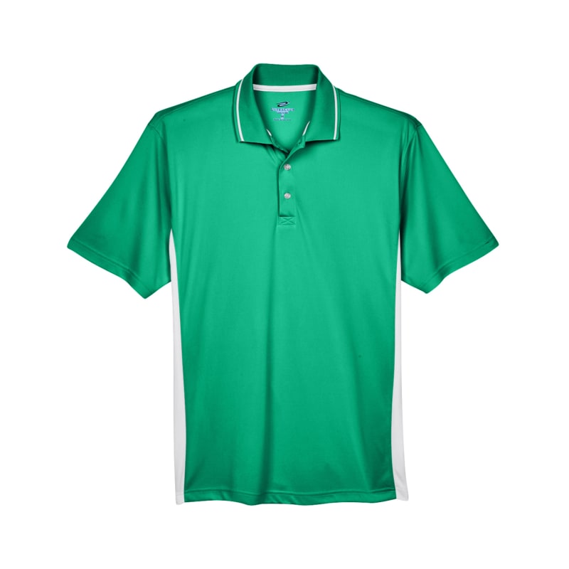 UltraClub Mens Cool & Dry Sport Two-Tone Polo 5