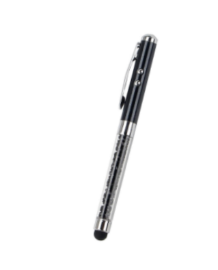 LED Light Crystal Ballpoint Pen with Stylus 5