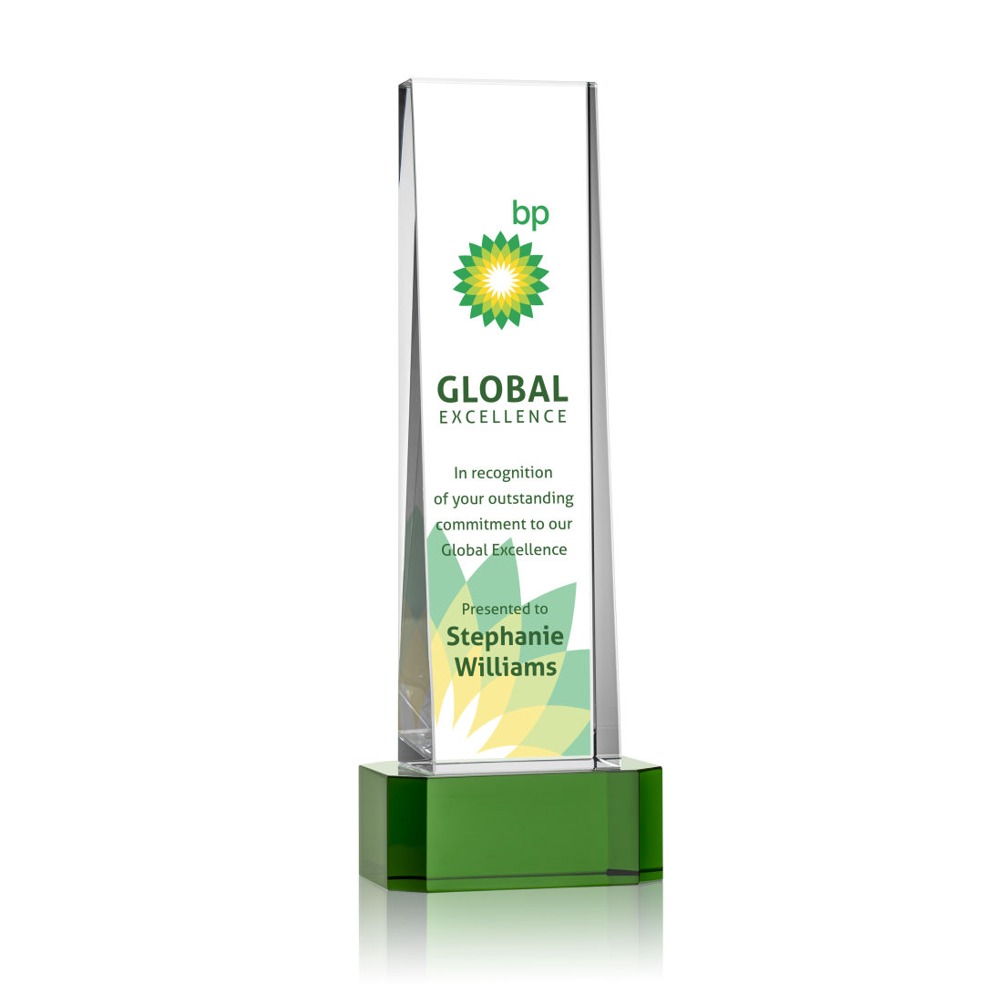Milnerton VividPrint™ Award on Base - Green 6