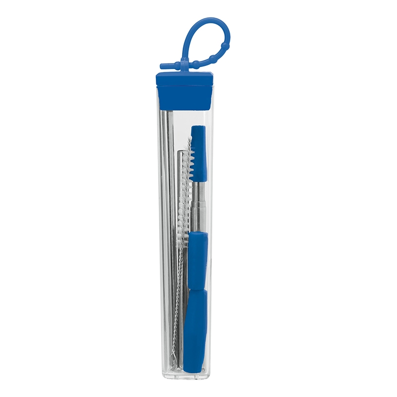 Cosmopolitan 7-Piece, 2-Straw Stainless Steel Set 22